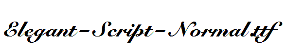 Elegant-Script-Normal.ttf