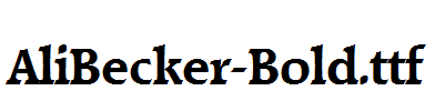 AliBecker-Bold.ttf