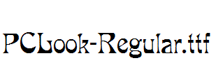 PCLook-Regular.ttf