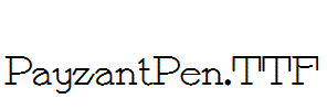 PayzantPen.ttf