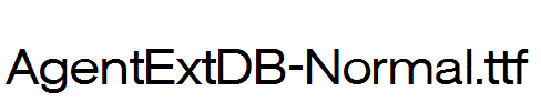 AgentExtDB-Normal.ttf