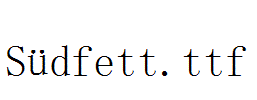 Südfett.ttf