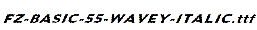 FZ-BASIC-55-WAVEY-ITALIC.ttf