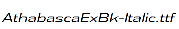 AthabascaExBk-Italic.ttf