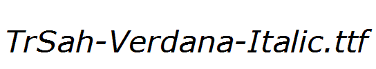 TrSah-Verdana-Italic.ttf