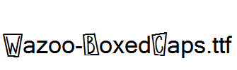 Wazoo-BoxedCaps.ttf