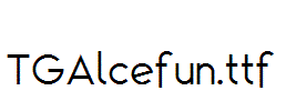 TGAlcefun.ttf