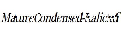 MatureCondensed-Italic.ttf