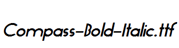 Compass-Bold-Italic.ttf