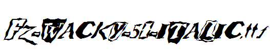 FZ-WACKY-50-ITALIC.ttf