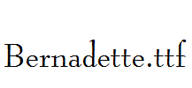 Bernadette.ttf