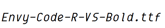 Envy-Code-R-VS-Bold.ttf