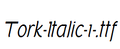 Tork-Italic-1-.ttf