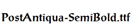 PostAntiqua-SemiBold.ttf