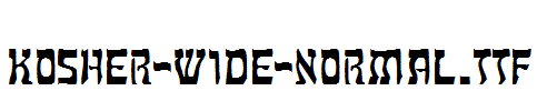 Kosher-Wide-Normal.ttf