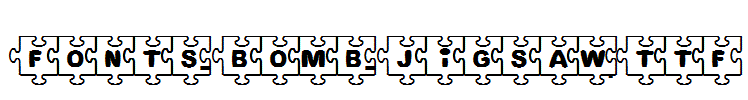 Fonts-Bomb-JiGSAW.ttf