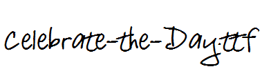 Celebrate-the-Day.ttf