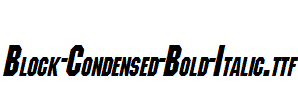 Block-Condensed-Bold-Italic.ttf