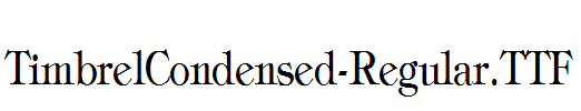 TimbrelCondensed-Regular.ttf