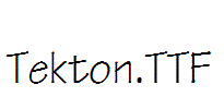 Tekton.ttf