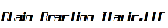 Chain-Reaction-Itaric.ttf