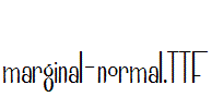 marginal-normal.ttf