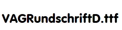 VAGRundschriftD.ttf