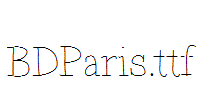 BDParis.ttf