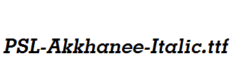 PSL-Akkhanee-Italic.ttf