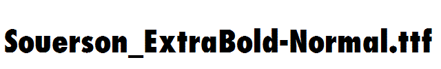 Souerson_ExtraBold-Normal.ttf