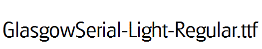 GlasgowSerial-Light-Regular.ttf