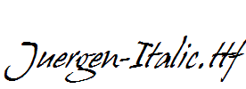 Juergen-Italic.ttf