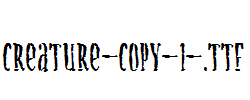 Creature-copy-1-.ttf