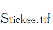 Stickee.ttf