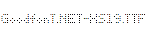 GoodfonT.NET-XS19.ttf
