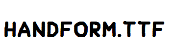 Handform.ttf