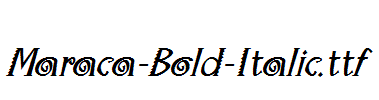 Maraca-Bold-Italic.ttf