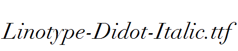 Linotype-Didot-Italic.ttf