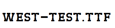 West-Test.ttf