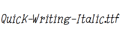 Quick-Writing-Italic.ttf