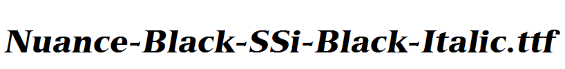 Nuance-Black-SSi-Black-Italic.ttf