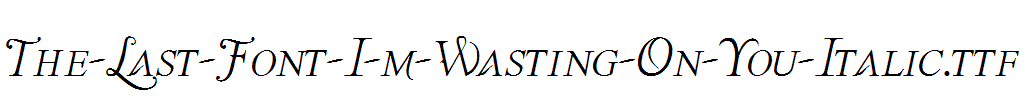 The-Last-Font-I-m-Wasting-On-You-Italic.ttf