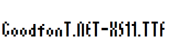 GoodfonT.NET-XS11.ttf