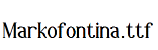 Markofontina.ttf