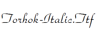 Torhok-Italic.ttf