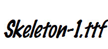 Skeleton-1.ttf