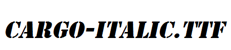 Cargo-Italic.ttf