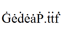 GedeaP.ttf