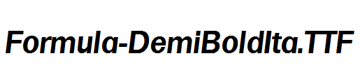 Formula-DemiBoldIta.ttf