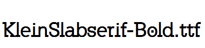 KleinSlabserif-Bold.ttf